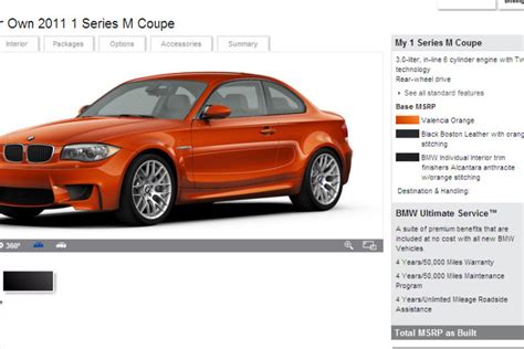 Bmw 1 Series Configurator